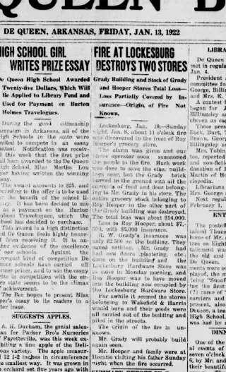 other Newspaper clipping from Jan 13, 1922 5660326