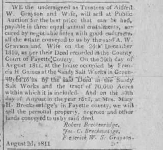 other Newspaper clipping from Aug 13, 1811 5660338