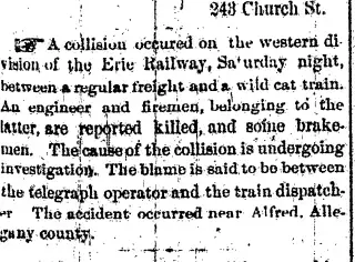 other Newspaper clipping from Aug 23, 1864 5660789