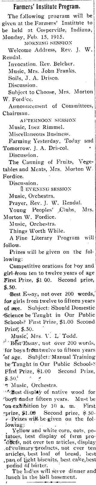 other Newspaper clipping from Feb 11, 1915 5661256