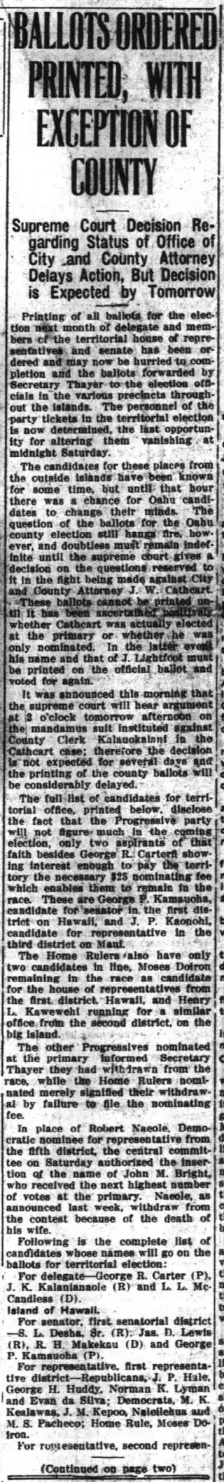 Political Newspaper clipping from Oct 26, 1914 5662269