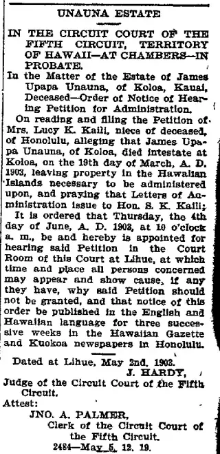 other Newspaper clipping from May 22, 1903 5662283