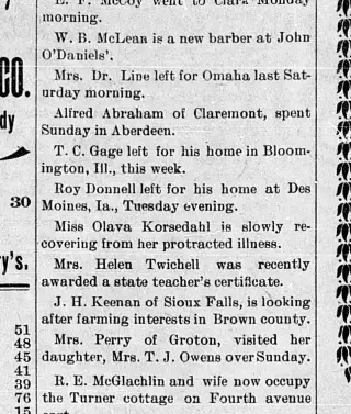 other Newspaper clipping from Nov 4, 1898 5662740