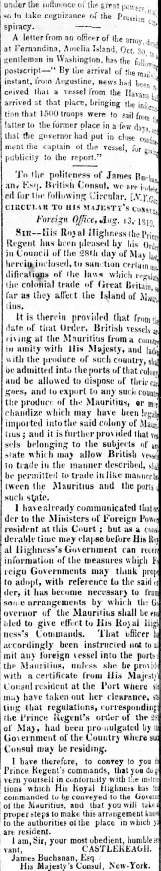 other Newspaper clipping from Nov 15, 1819 5662766