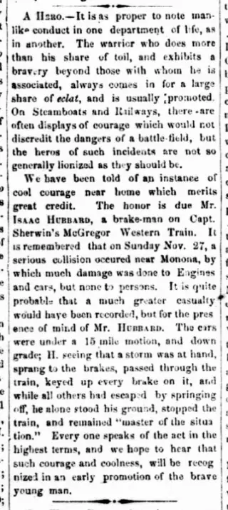 other Newspaper clipping from Dec 7, 1864 5663347