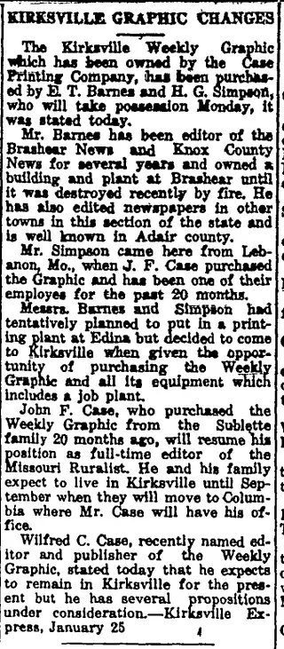 other Newspaper clipping from Jan 30, 1935 5664331