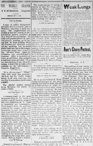 other Newspaper clipping from Nov 6, 1891 5664544