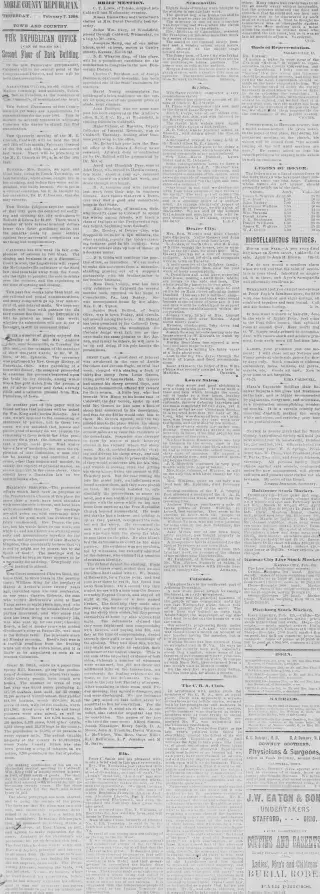 other Newspaper clipping from Feb 7, 1884 5664703