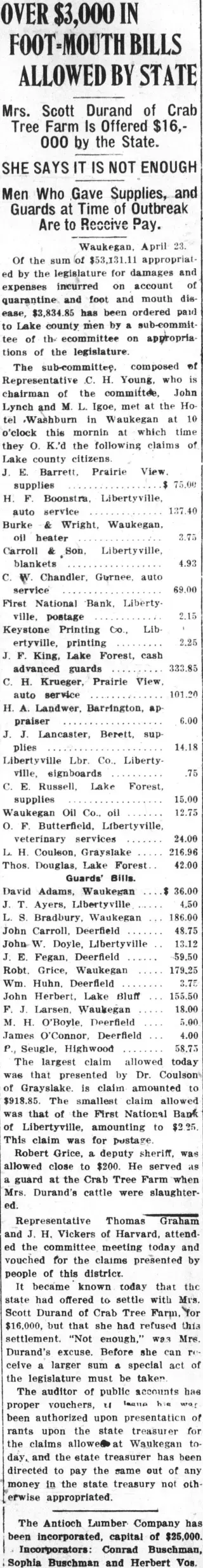 other Newspaper clipping from Apr 26, 1917 5665487