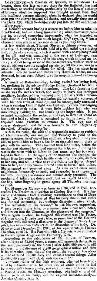 other Newspaper clipping from Oct 13, 1823 5665643
