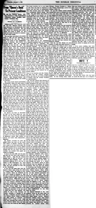 Anniversary Newspaper clipping from Jan 3, 1935 5666420