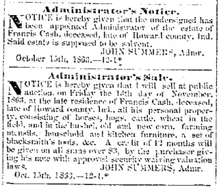 other Newspaper clipping from Oct 29, 1863 5666425