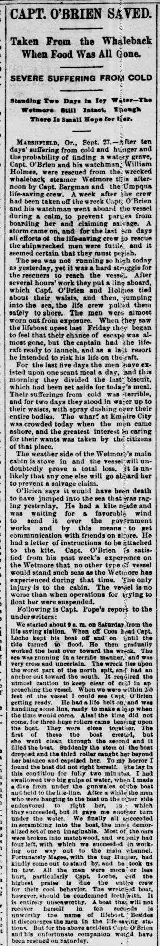 other Newspaper clipping from Sep 28, 1892 5666522