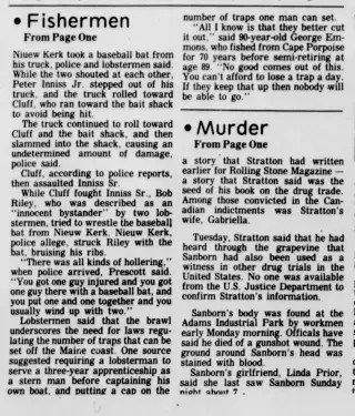 other Newspaper clipping from Sep 19, 1985 5666849