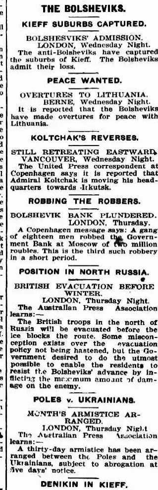 other Newspaper clipping from Sep 5, 1919 5668085