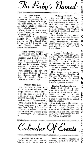 Birth Newspaper clipping from Dec 16, 1968 5668810