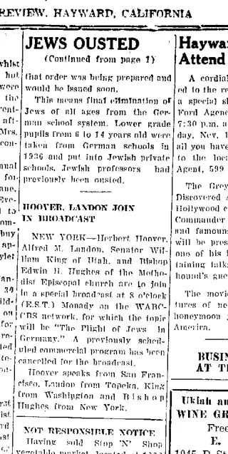 other Newspaper clipping from Nov 14, 1938 5669593