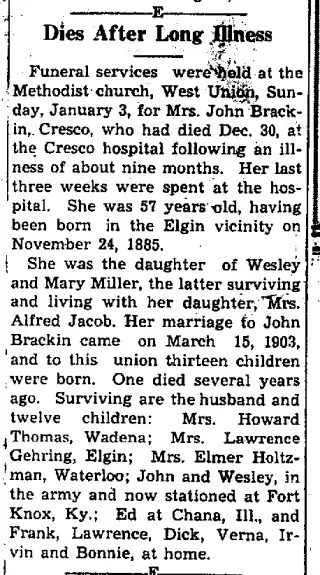 other Newspaper clipping from Jan 7, 1943 5670310