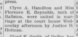 Marriage Newspaper clipping from Oct 8, 1914 5670636