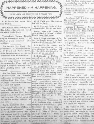 General news Newspaper clipping from Dec 10, 1903 5670719