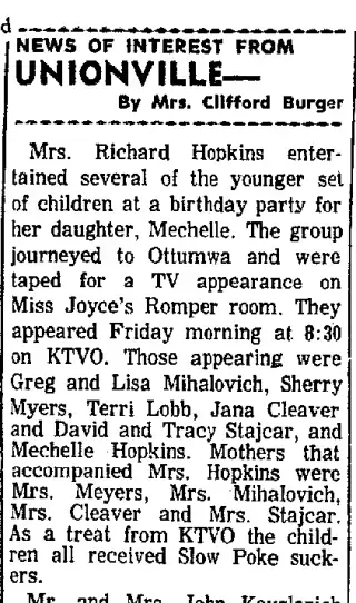 other Newspaper clipping from Dec 3, 1970 5670939