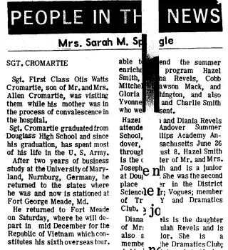 Military Newspaper clipping from Oct 24, 1968 5672447