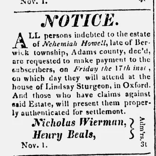 other Newspaper clipping from Nov 22, 1826 5673700