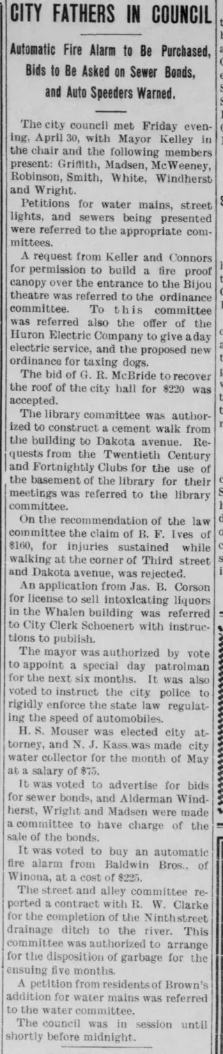 other Newspaper clipping from May 7, 1909 5673967