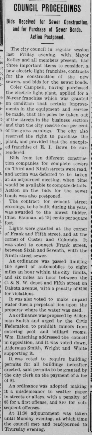 other Newspaper clipping from May 21, 1909 5673988