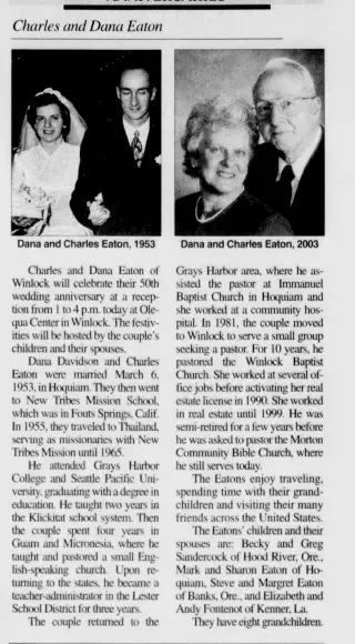 other Newspaper clipping from Mar 1, 2003 5674041