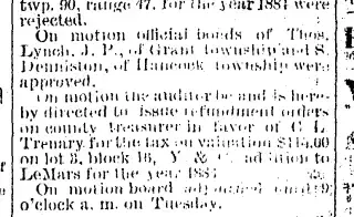 other Newspaper clipping from Feb 9, 1885 5675552