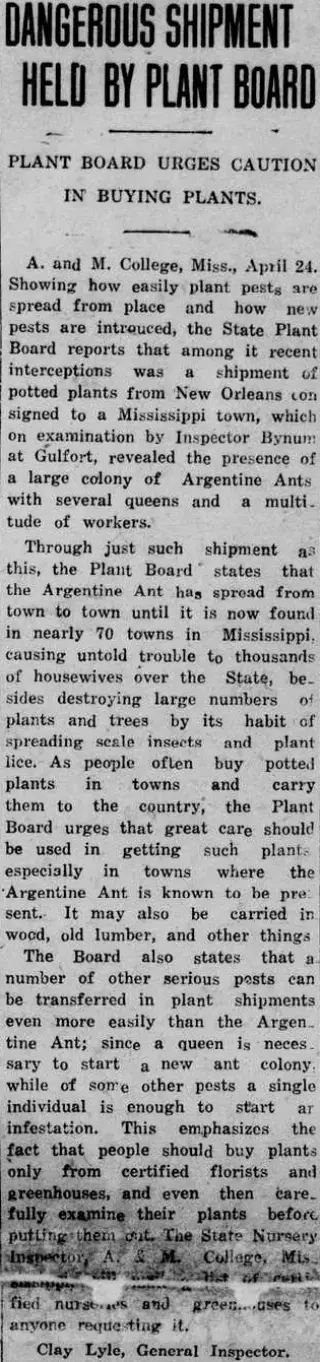 other Newspaper clipping from May 3, 1923 5676148