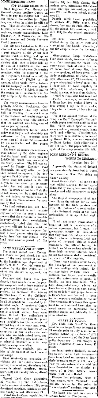 other Newspaper clipping from Jul 27, 1916 5676553