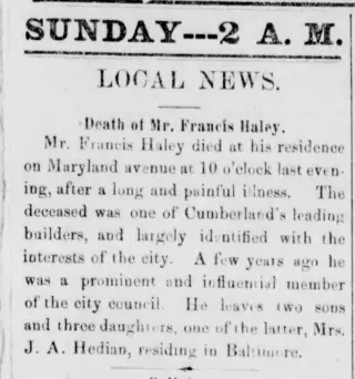 other Newspaper clipping from Oct 28, 1883 5676723
