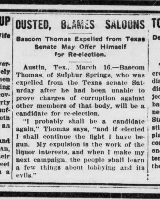 Political Newspaper clipping from Mar 16, 1909 5676846