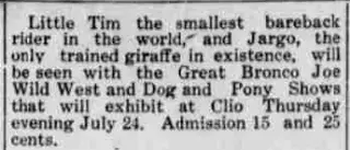 Entertainment Newspaper clipping from Jul 18, 1913 5677012