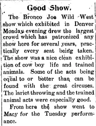Entertainment Newspaper clipping from Jun 11, 1914 5677030