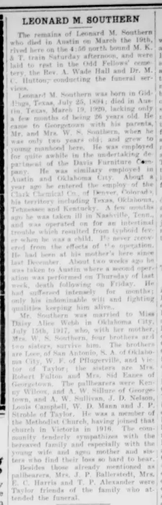 other Newspaper clipping from Mar 26, 1920 5678188