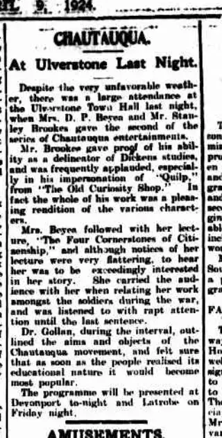 other Newspaper clipping from Apr 9, 1924 5679089