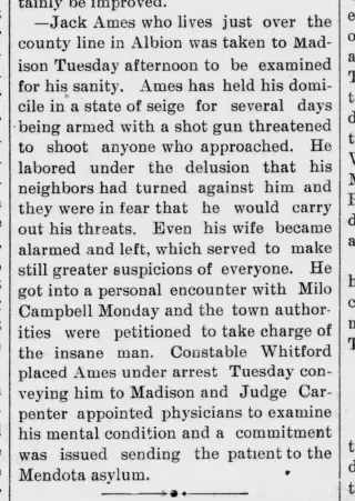 General news Newspaper clipping from May 31, 1901 5679261