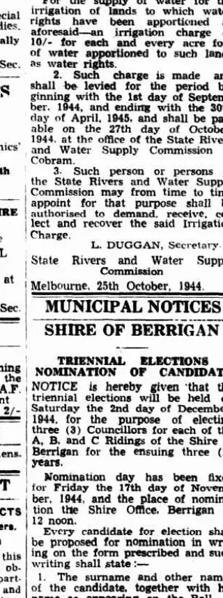 other Newspaper clipping from Nov 3, 1944 5679331