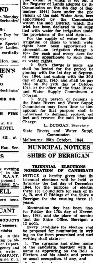 other Newspaper clipping from Nov 3, 1944 5679336