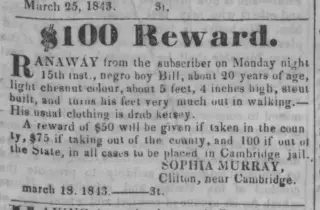 other Newspaper clipping from Mar 25, 1843 5679373