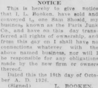 other Newspaper clipping from Oct 15, 1926 5679379