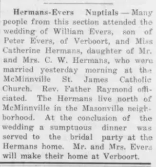 Marriage Newspaper clipping from Jan 29, 1914 5679506