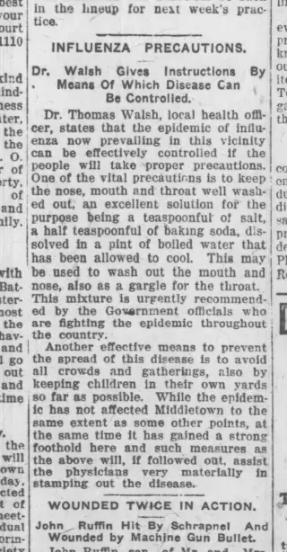 other Newspaper clipping from Oct 10, 1918 5679623