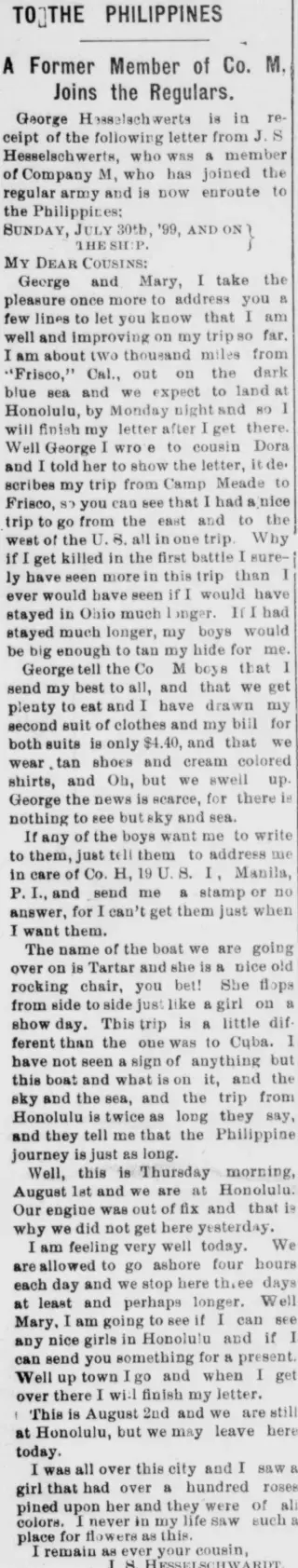 other Newspaper clipping from Aug 25, 1899 5679740