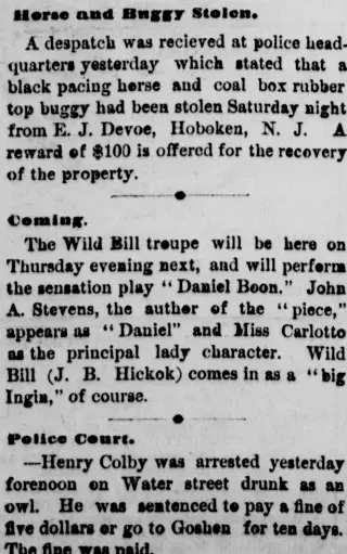 other Newspaper clipping from Apr 20, 1874 5679809