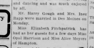 Marriage Newspaper clipping from Jul 2, 1917 5680035