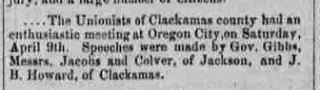 Political Newspaper clipping from Apr 18, 1864 5680054
